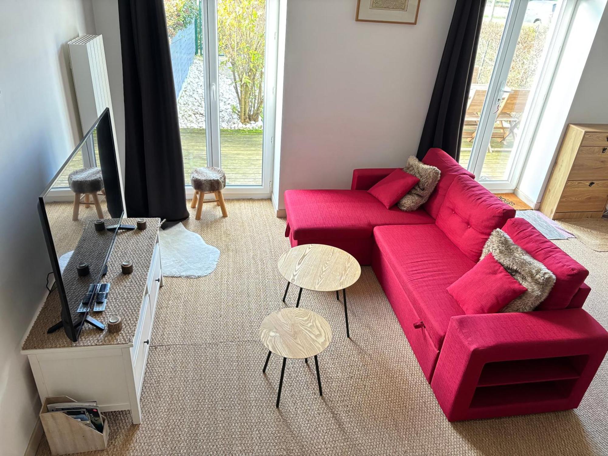 Les Douves Duplex 5 Personnes Lumineux Avec Jardin Et Terrasse Amenagee , Vue Sur Chateau A 5Mn De La Mer, Proche Omaha Beach Et Bayeux Commes 외부 사진