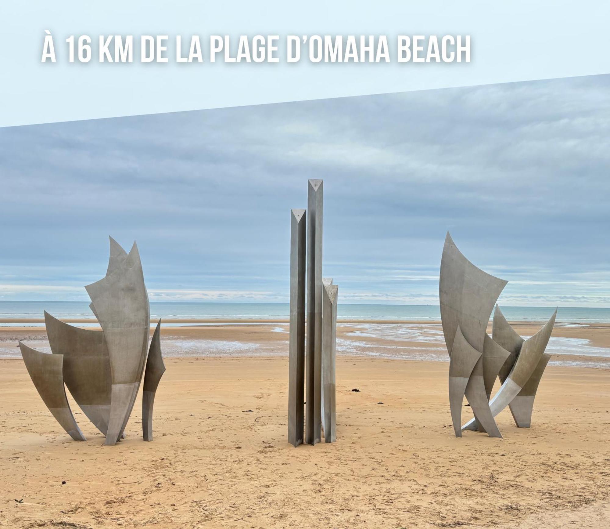 Les Douves Duplex 5 Personnes Lumineux Avec Jardin Et Terrasse Amenagee , Vue Sur Chateau A 5Mn De La Mer, Proche Omaha Beach Et Bayeux Commes 외부 사진